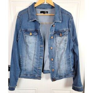1822 Denim Plus Size Jean Jacket Size 2X